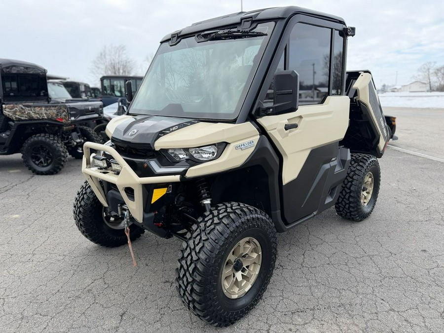 2023 Can-Am® Defender Limited HD10 Desert Tan & Timeless Black