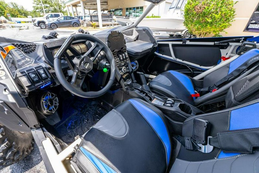 2022 Can-Am® Maverick X3 X rs Turbo RR With Smart-Shox Intense Blue / Carbon Black / Cha