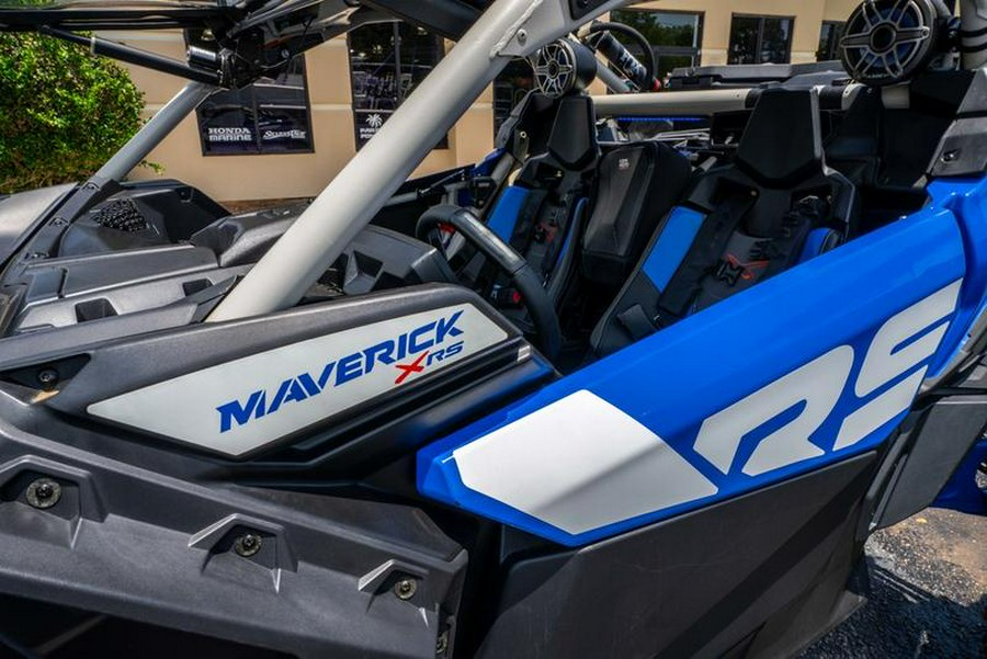 2022 Can-Am® Maverick X3 X rs Turbo RR With Smart-Shox Intense Blue / Carbon Black / Cha