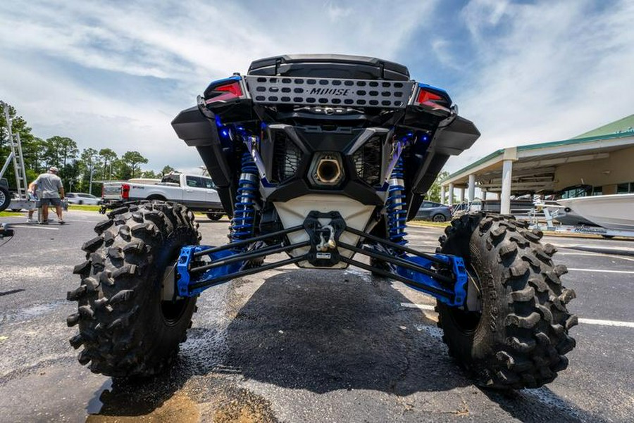 2022 Can-Am® Maverick X3 X rs Turbo RR With Smart-Shox Intense Blue / Carbon Black / Cha