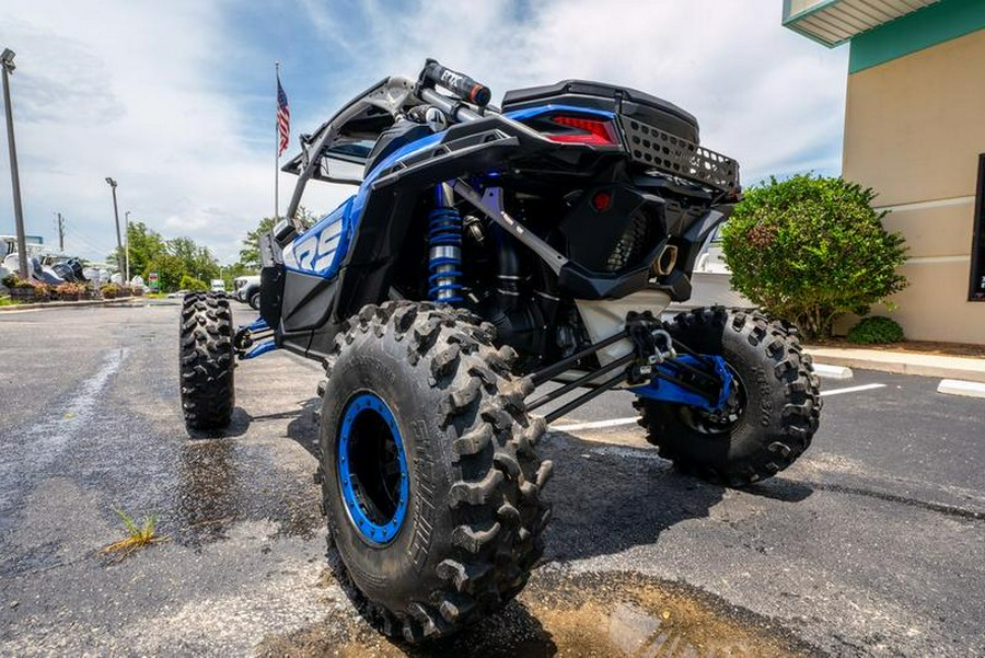 2022 Can-Am® Maverick X3 X rs Turbo RR With Smart-Shox Intense Blue / Carbon Black / Cha