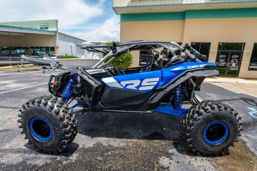 2022 Can-Am® Maverick X3 X rs Turbo RR With Smart-Shox Intense Blue / Carbon Black / Cha