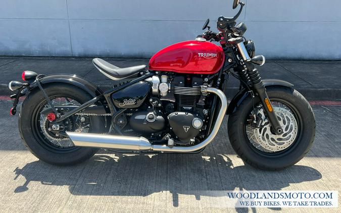 2024 Triumph Bonneville Bobber Red Hopper