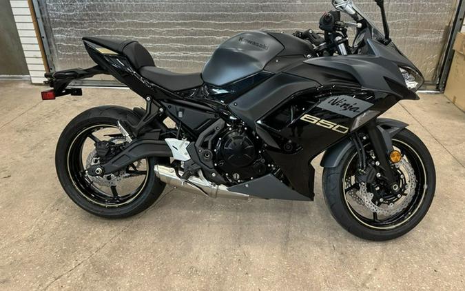 2024 Kawasaki Ninja 650 Metallic Matte Dark GrayMetallic Spark