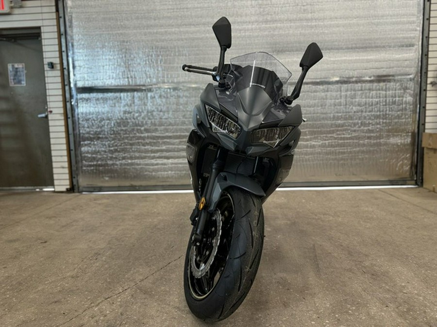 2024 Kawasaki Ninja 650 Metallic Matte Dark GrayMetallic Spark