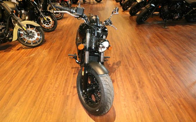 2025 Indian Motorcycle® Scout® Sixty Bobber Black Metallic