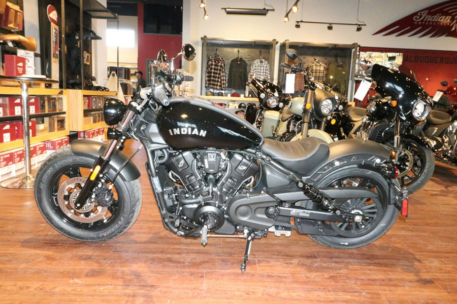 2025 Indian Motorcycle® Scout® Sixty Bobber Black Metallic