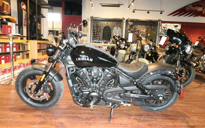 2025 Indian Motorcycle® Scout® Sixty Bobber Black Metallic