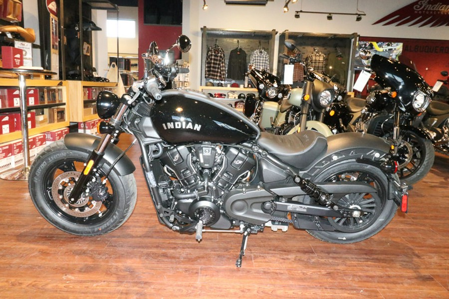 2025 Indian Motorcycle® Scout® Sixty Bobber Black Metallic