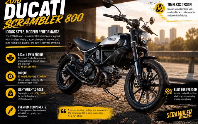 2016 DUCATI SCRAMBLER 800 - F006063