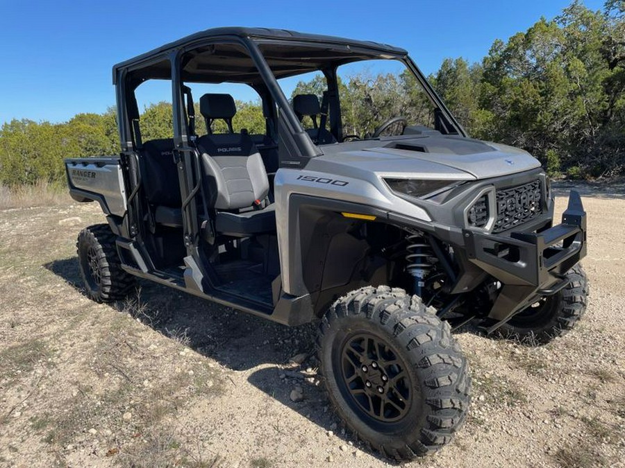 New 2024 POLARIS RANGER CREW XD 1500 PREMIUM TURBO SILVER