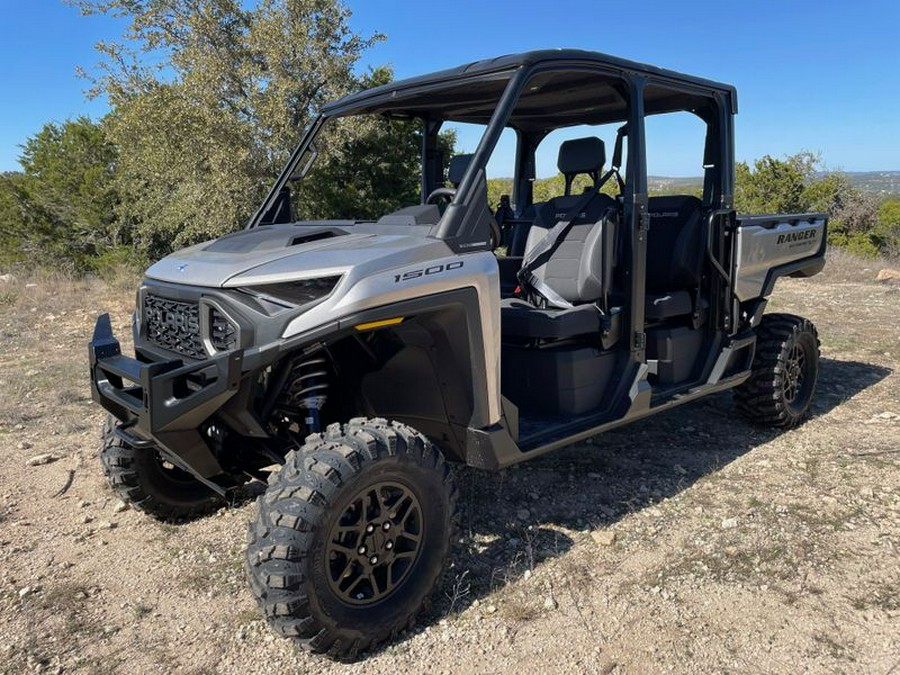 New 2024 POLARIS RANGER CREW XD 1500 PREMIUM TURBO SILVER