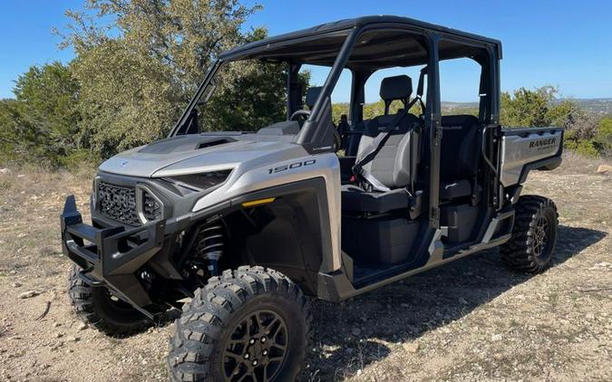 New 2024 POLARIS RANGER CREW XD 1500 PREMIUM TURBO SILVER