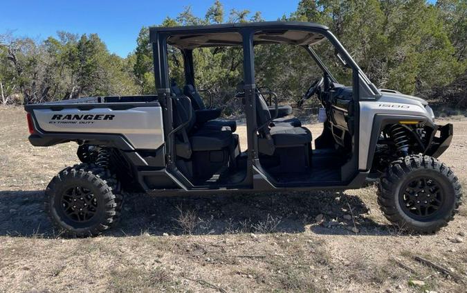 New 2024 POLARIS RANGER CREW XD 1500 PREMIUM TURBO SILVER