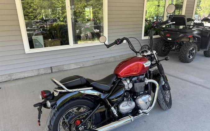 2018 Triumph Bonneville Speedmaster Cranberry Red