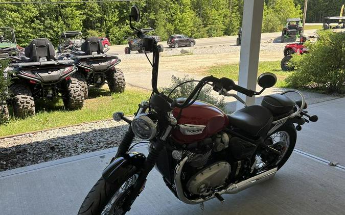 2018 Triumph Bonneville Speedmaster Cranberry Red