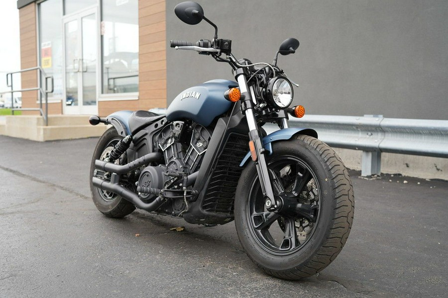 2021 Indian Motorcycle Scout Bobber Sixty ABS Blue Slate Smoke