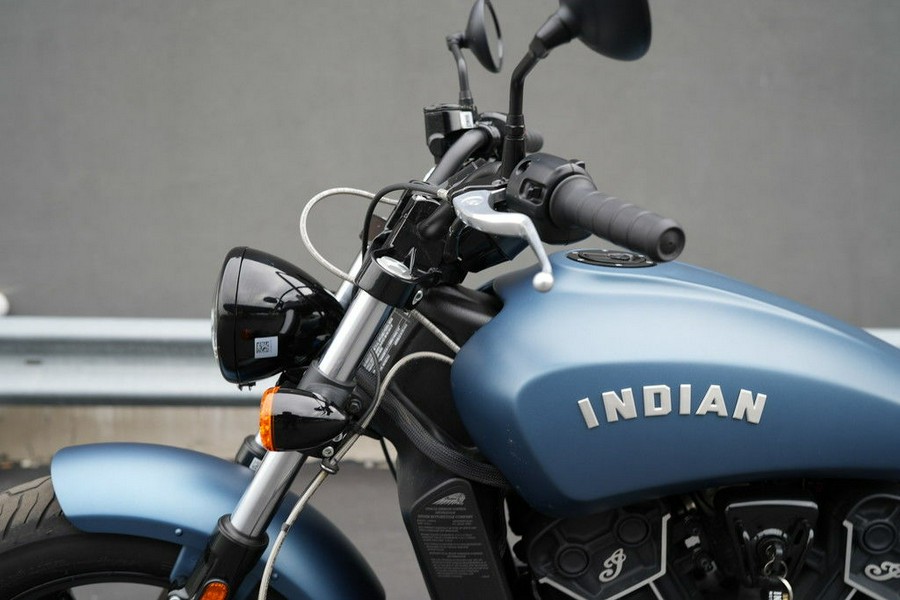 2021 Indian Motorcycle Scout Bobber Sixty ABS Blue Slate Smoke