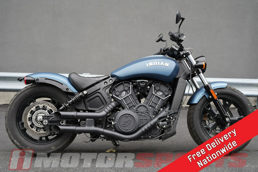 2021 Indian Motorcycle Scout Bobber Sixty ABS Blue Slate Smoke