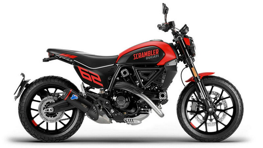 2023 Ducati Next-Gen Scrambler Full Throttle Rosso GP & Dark Stealth