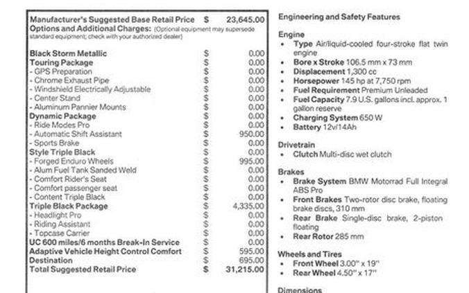 2026 BMW R1300GSA Inventory - Get 4.9% APR financing or up to $1,300 off MSRP on select 2026 models*