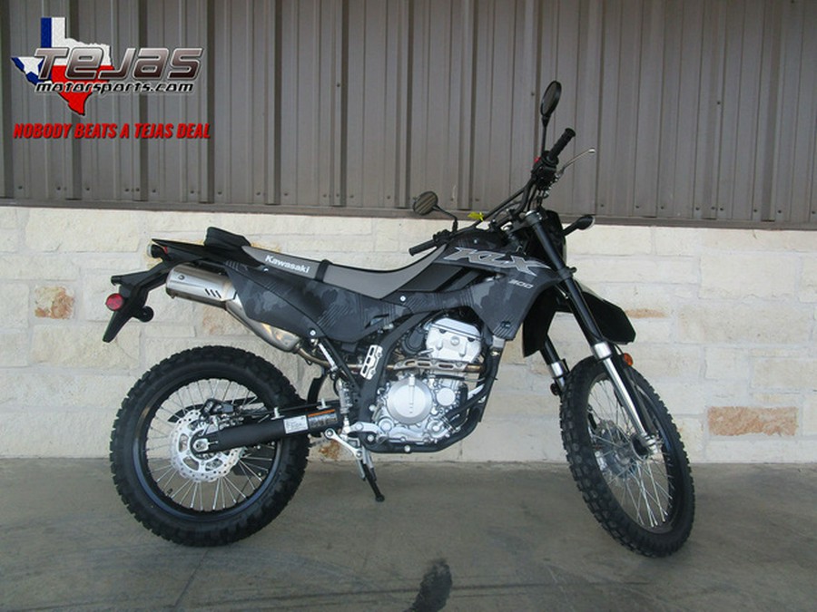 2024 Kawasaki KLX300 Cypher Camo Gray