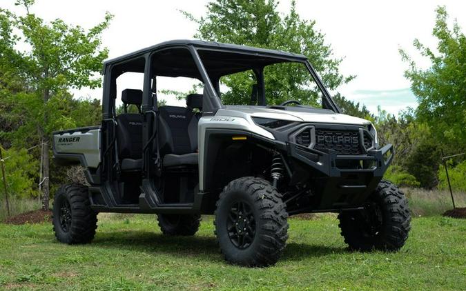 New 2024 POLARIS RANGER CREW XD 1500 PREMIUM TURBO SILVER