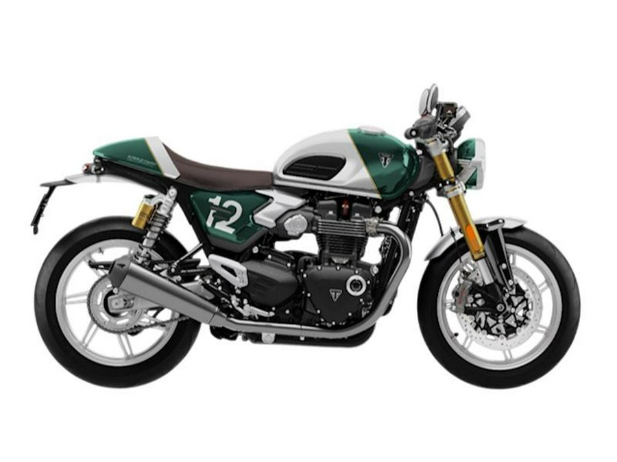 2026 Triumph Speed Twin 1200 Cafe Racer Edition Aluminium silver / Competition green