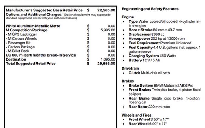 New 2026 BMW M 1000 R