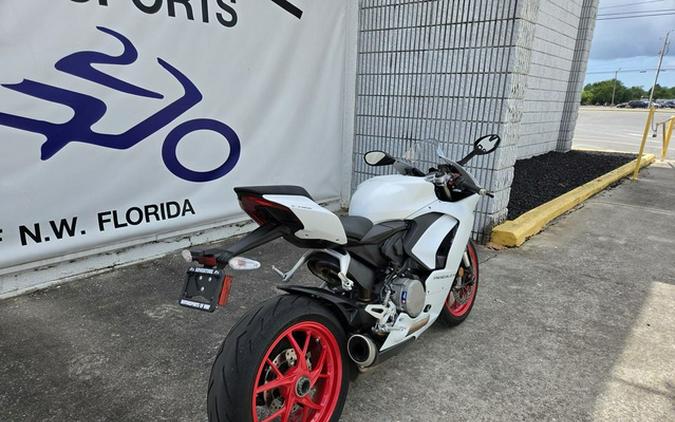 2023 Ducati Panigale V2 White Rosso Livery