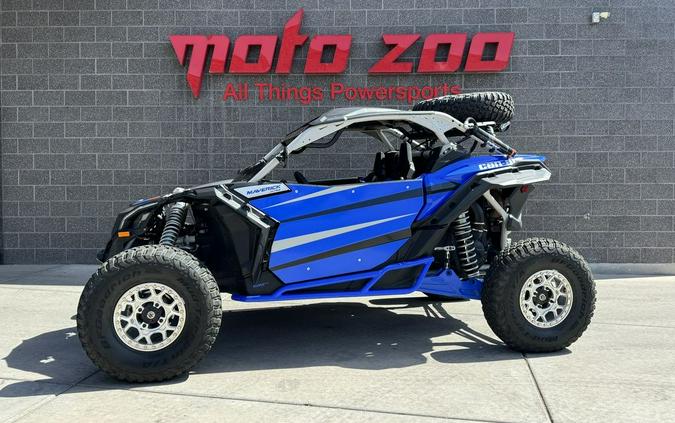 2022 Can-Am® Maverick X3 X rs Turbo RR With Smart-Shox Intense Blue / Carbon Black / Cha