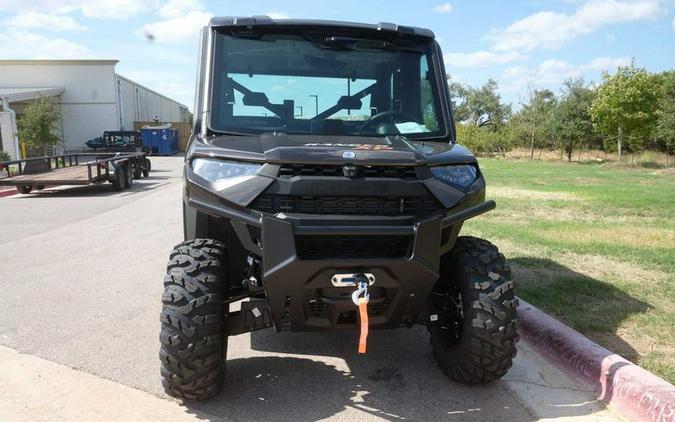 New 2024 POLARIS RANGER CREW XP 1000 NORTHSTAR ULTIMATE SUPER GRAPHITE WITH ORANGE BURST ACCENTS