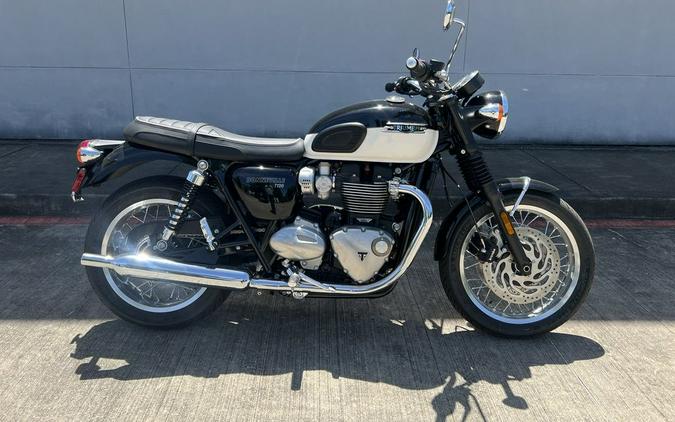 2024 Triumph Bonneville T120 Jet Black/Fusion White