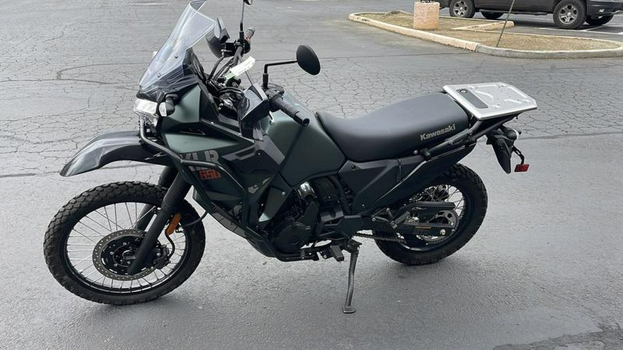 2025 Kawasaki KLR®650 Metallic Matte Old School Green