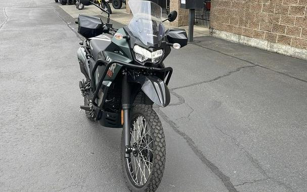 2025 Kawasaki KLR®650 Metallic Matte Old School Green