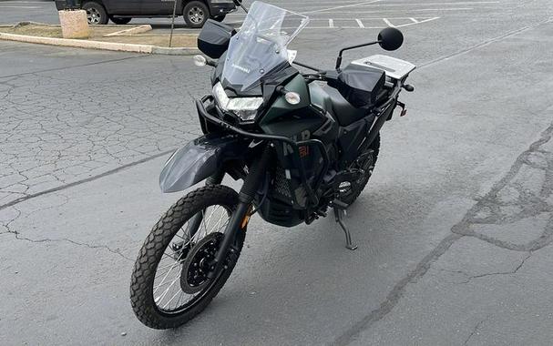 2025 Kawasaki KLR®650 Metallic Matte Old School Green