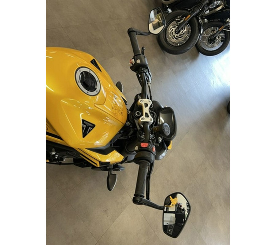 2025 Triumph Street Triple 765 RS Cosmic Yellow