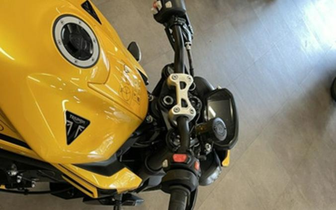 2025 Triumph Street Triple 765 RS Cosmic Yellow