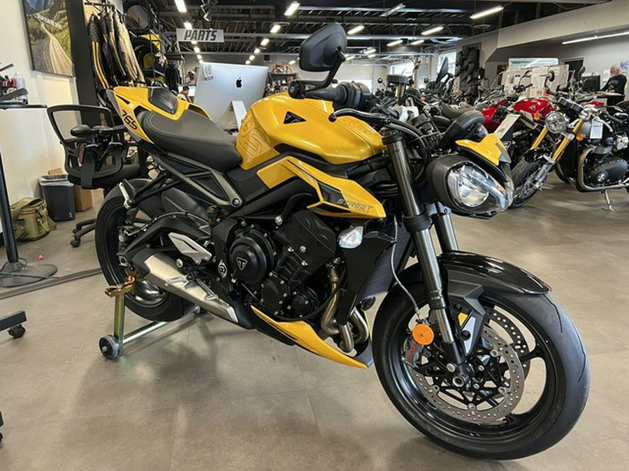 2025 Triumph Street Triple 765 RS Cosmic Yellow