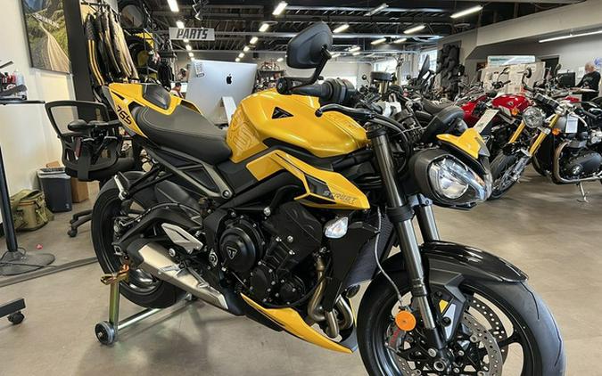 2025 Triumph Street Triple 765 RS Cosmic Yellow