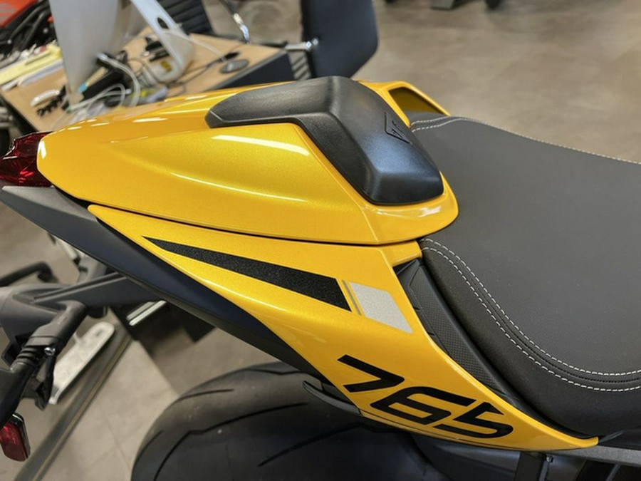 2025 Triumph Street Triple 765 RS Cosmic Yellow