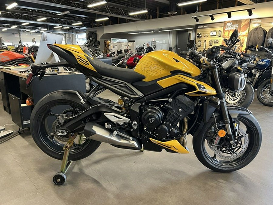2025 Triumph Street Triple 765 RS Cosmic Yellow