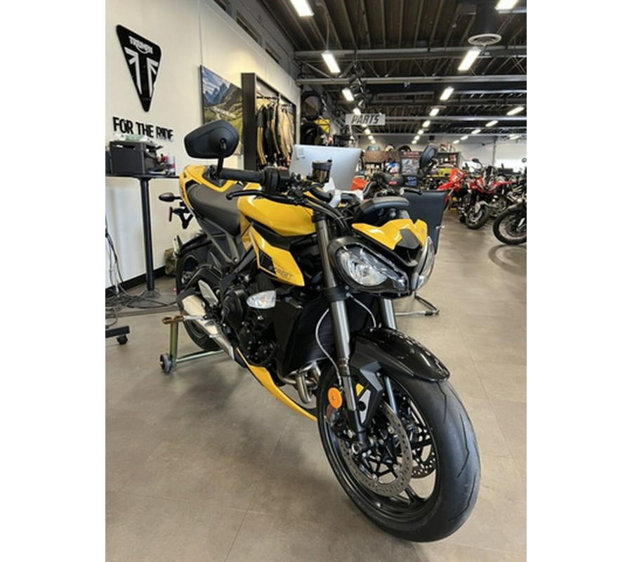 2025 Triumph Street Triple 765 RS Cosmic Yellow