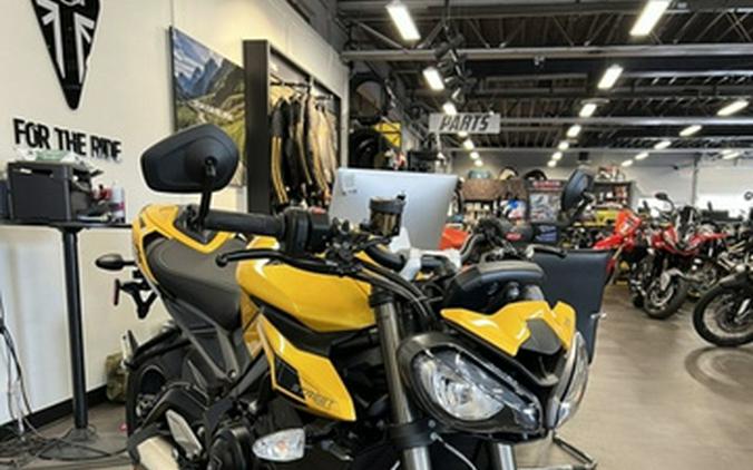 2025 Triumph Street Triple 765 RS Cosmic Yellow