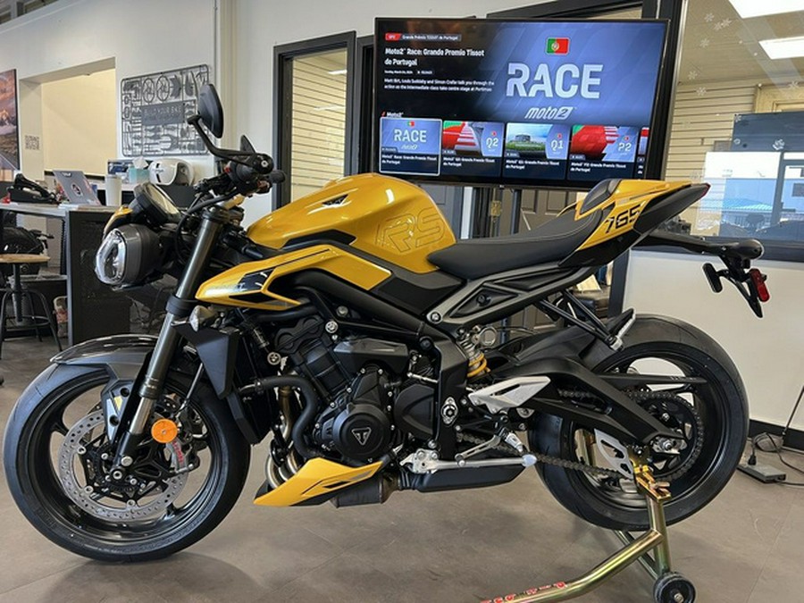 2025 Triumph Street Triple 765 RS Cosmic Yellow