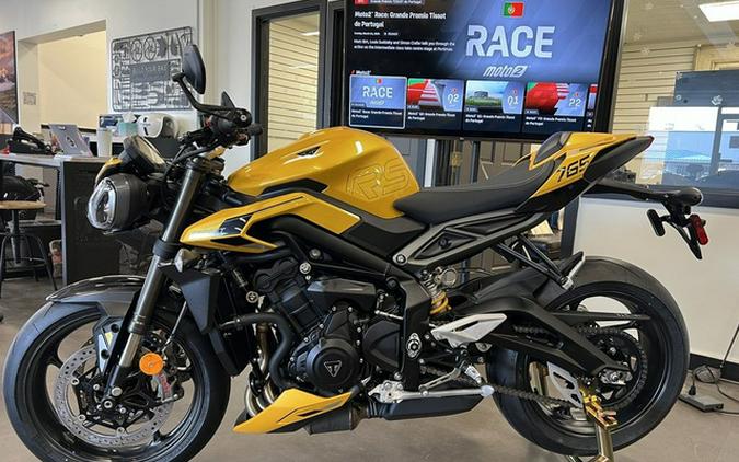 2025 Triumph Street Triple 765 RS Cosmic Yellow