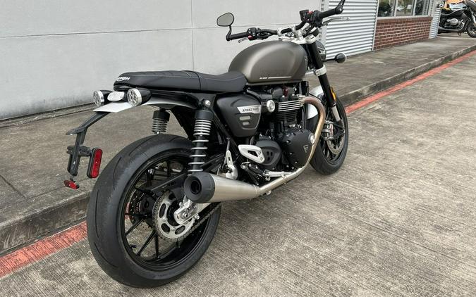 2024 Triumph Speed Twin 1200 Matte Ironstone/Matte Storm Grey