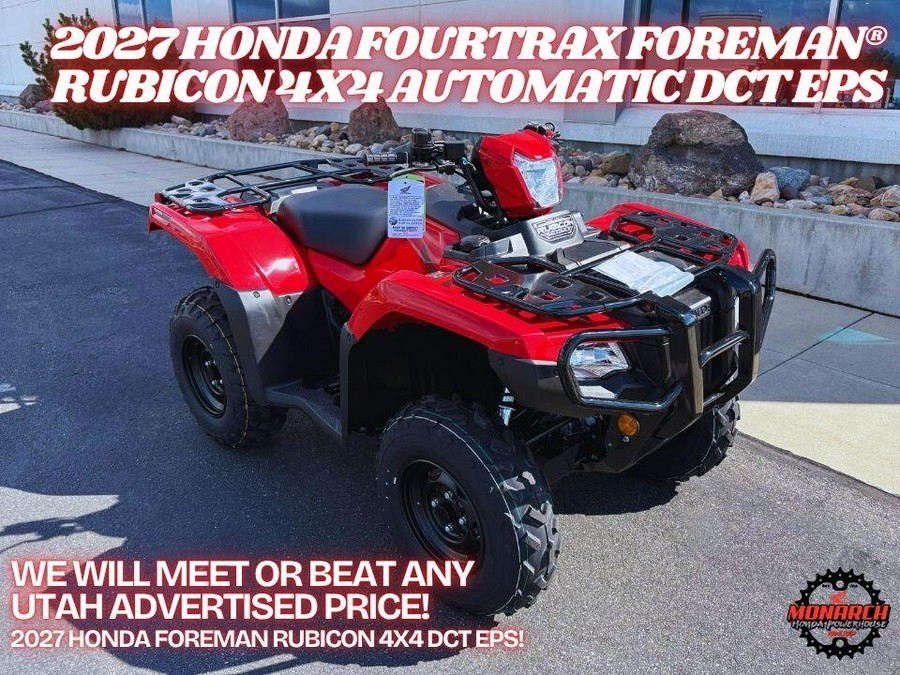 2027 Honda FourTrax Foreman Rubicon 4x4 Automatic DCT EPS