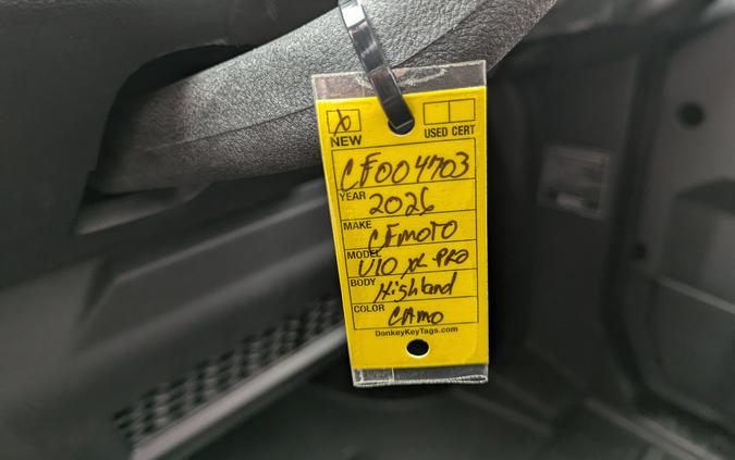 2026 CFMOTO UFORCE U10 XL Pro Highland