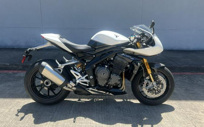 2024 Triumph Speed Triple 1200 RR Crystal White Storm Grey